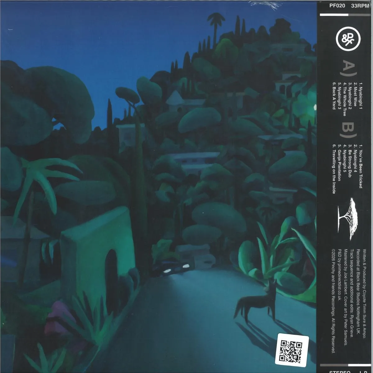 Back cover — Coyote — Nyabinghi LP