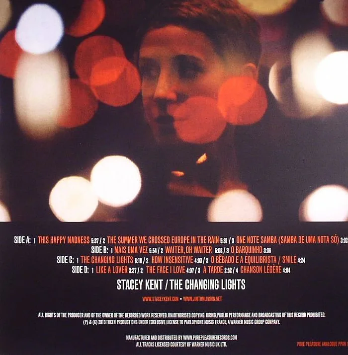 Back cover — Stacey KENT — Changing Lights
