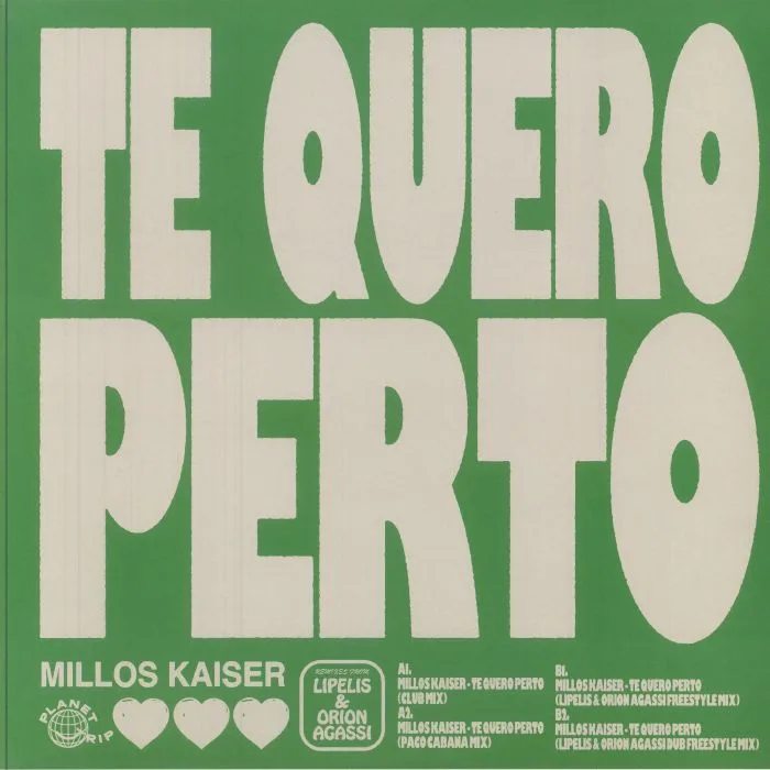 Лицевая сторона обложки — Millos KAISER — Te Quero Perto