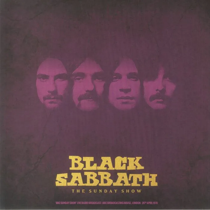 BLACK SABBATH — The Sunday Show: BBC Broadcasting House London 26th April 1970