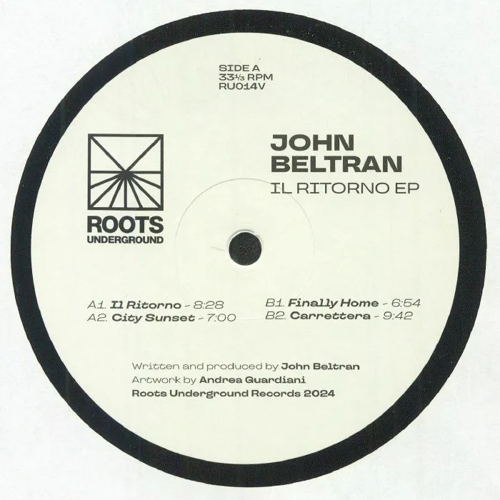 Лицевая сторона обложки — John BELTRAN — Il Ritorno EP