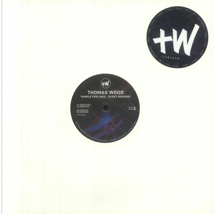Front cover — Thomas WOOD — Simple Feelings Overt Remixes