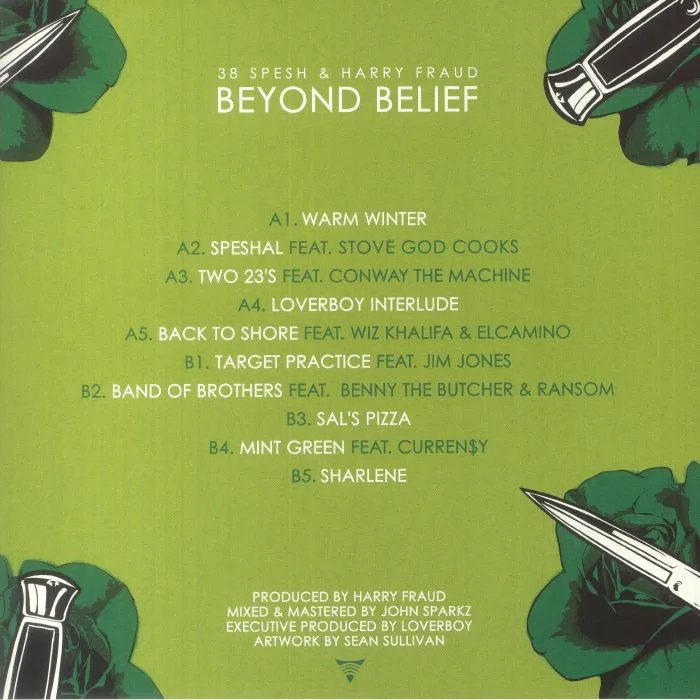Обратная сторона обложки — 38 SPESH / HARRY FRAUD — Beyond Belief