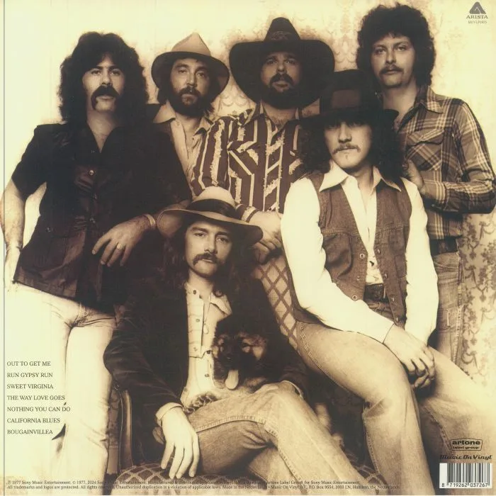 Обратная сторона обложки — Dickey BETTS & GREAT SOUTHERN — Dickey Betts & Great Southern (reissue)