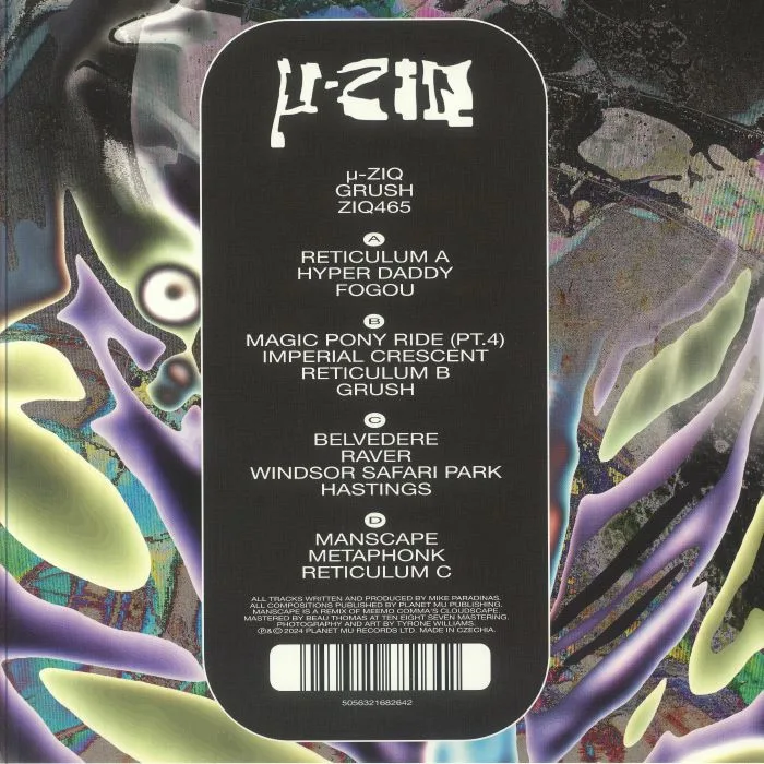 Back cover — MU ZIQ — Grush