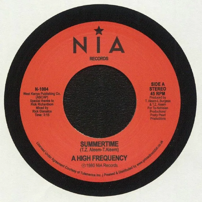 A HIGH FREQUENCY — Summertime (Record Store Day 2020)