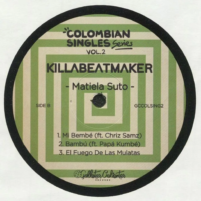 Back cover — KILLABEATMAKER — Matiela Suto: Colombian Singles Series Vol 2