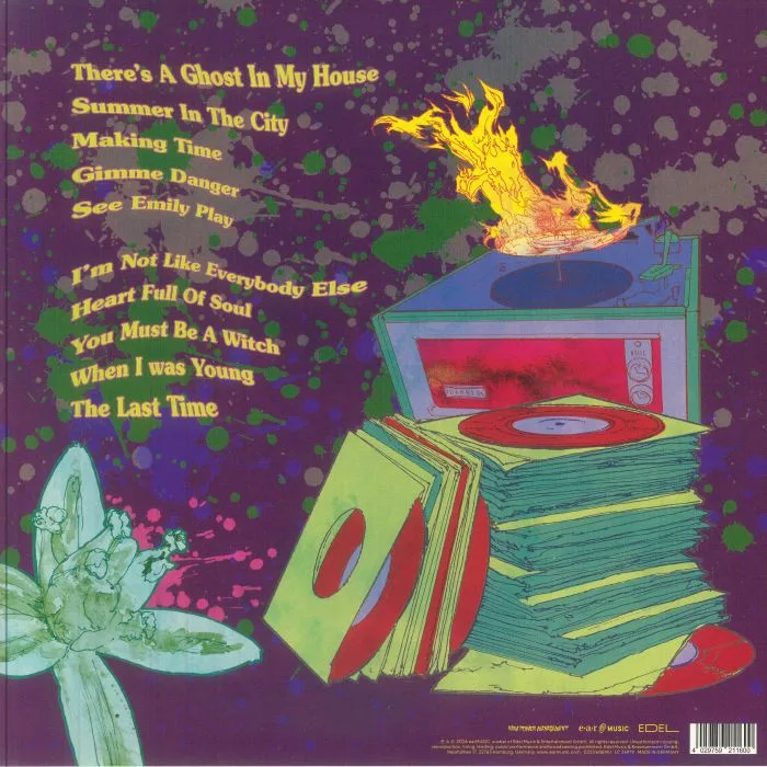 Back cover — The DAMNED — Not Like Everybody Else