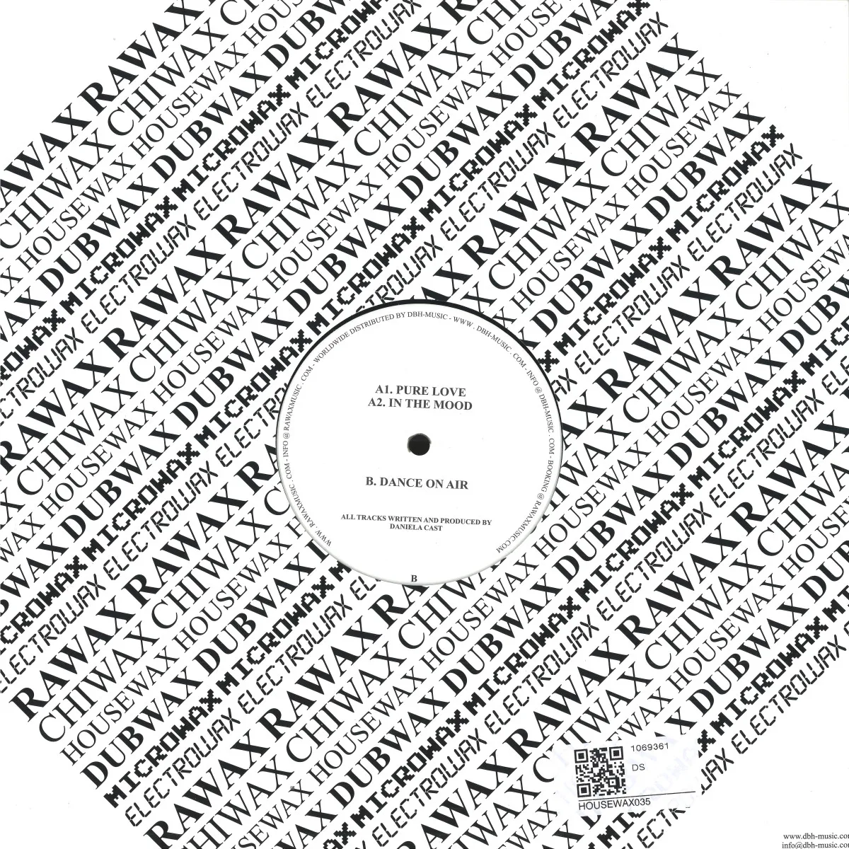 Back cover — Daniela Cast — Dance On Air EP