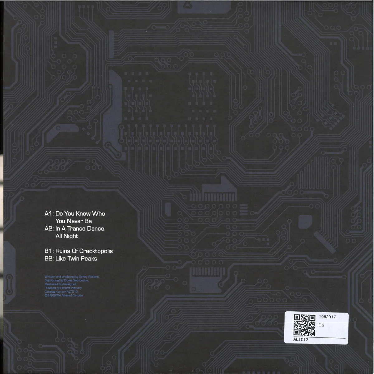 Обратная сторона обложки — Legowelt — Ruins Of Cracktopolis EP