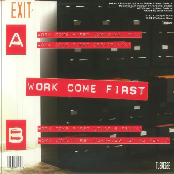 Back cover — LIFE ON PLANETS — Work Come First