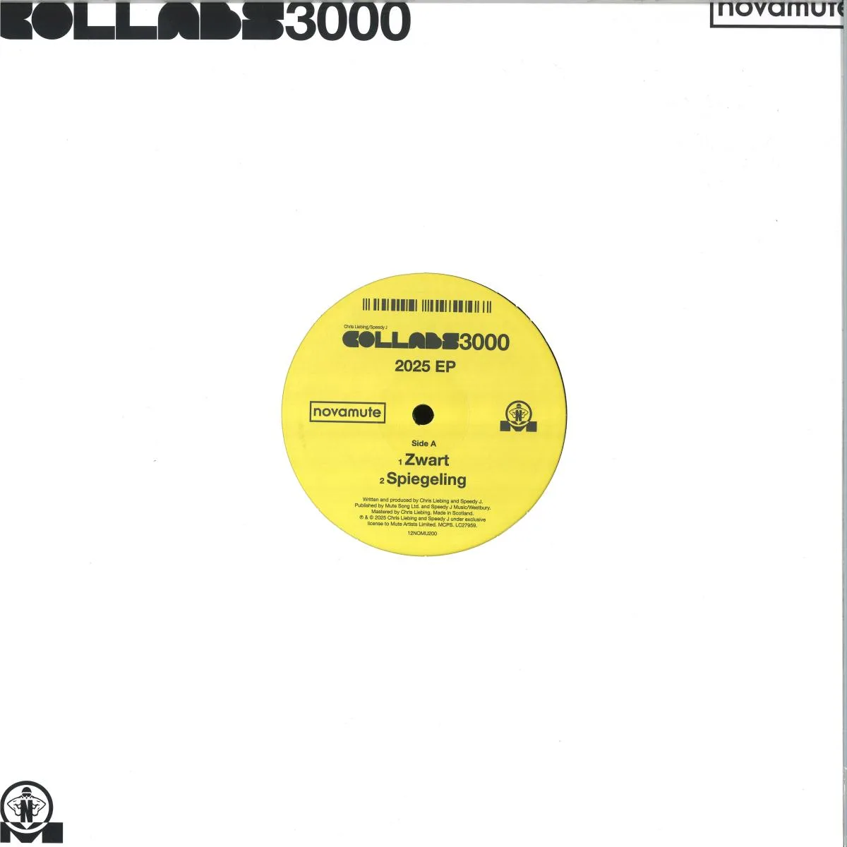 Back cover — Chris Liebing & Speedy J — Collabs 3000 2025 EP