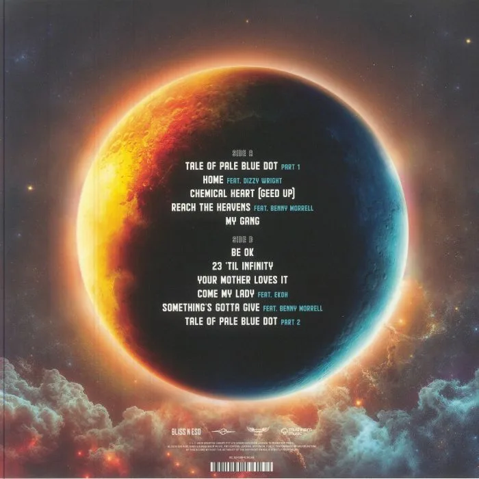 Обратная сторона обложки — BLISS N ESO — The Moon: The Dark Side
