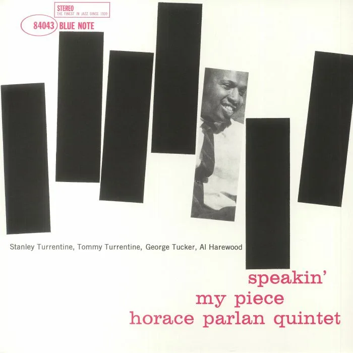 HORACE PARLAN QUINTET — Speakin' My Piece (remastered)