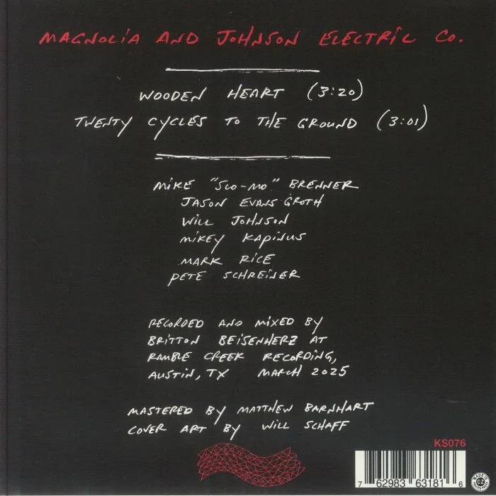 Back cover — MAGNOLIA & JOHNSON ELECTRIC CO — Wooden Heart