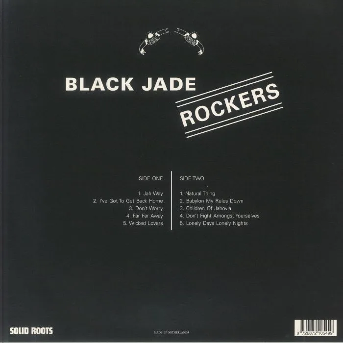 Back cover — BLACK JADE — Rockers (reissue)