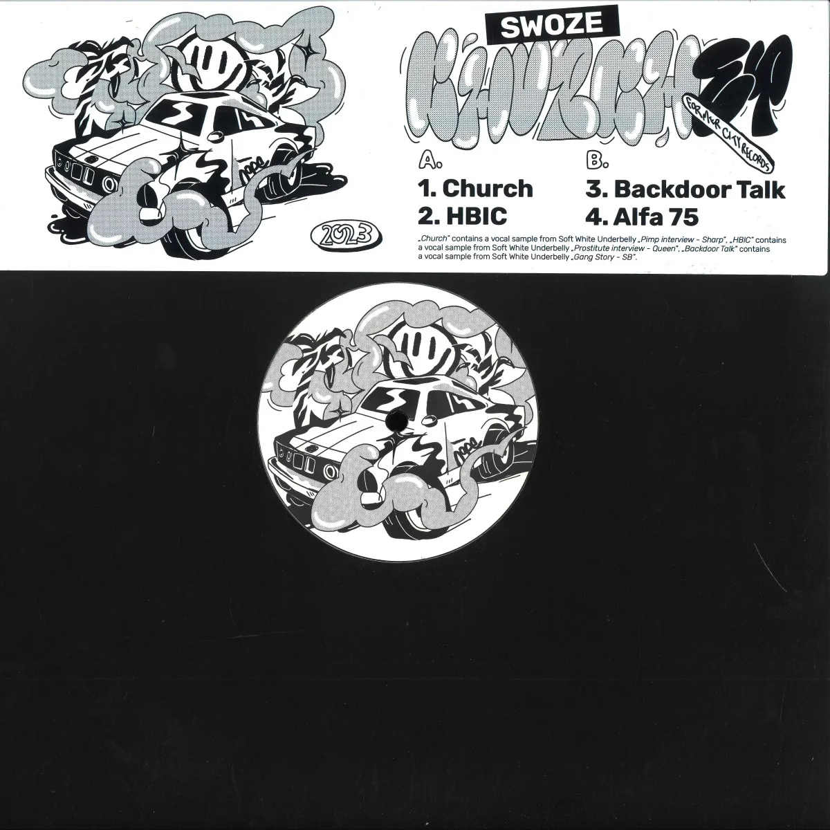 Front cover — Swoze — Church EP