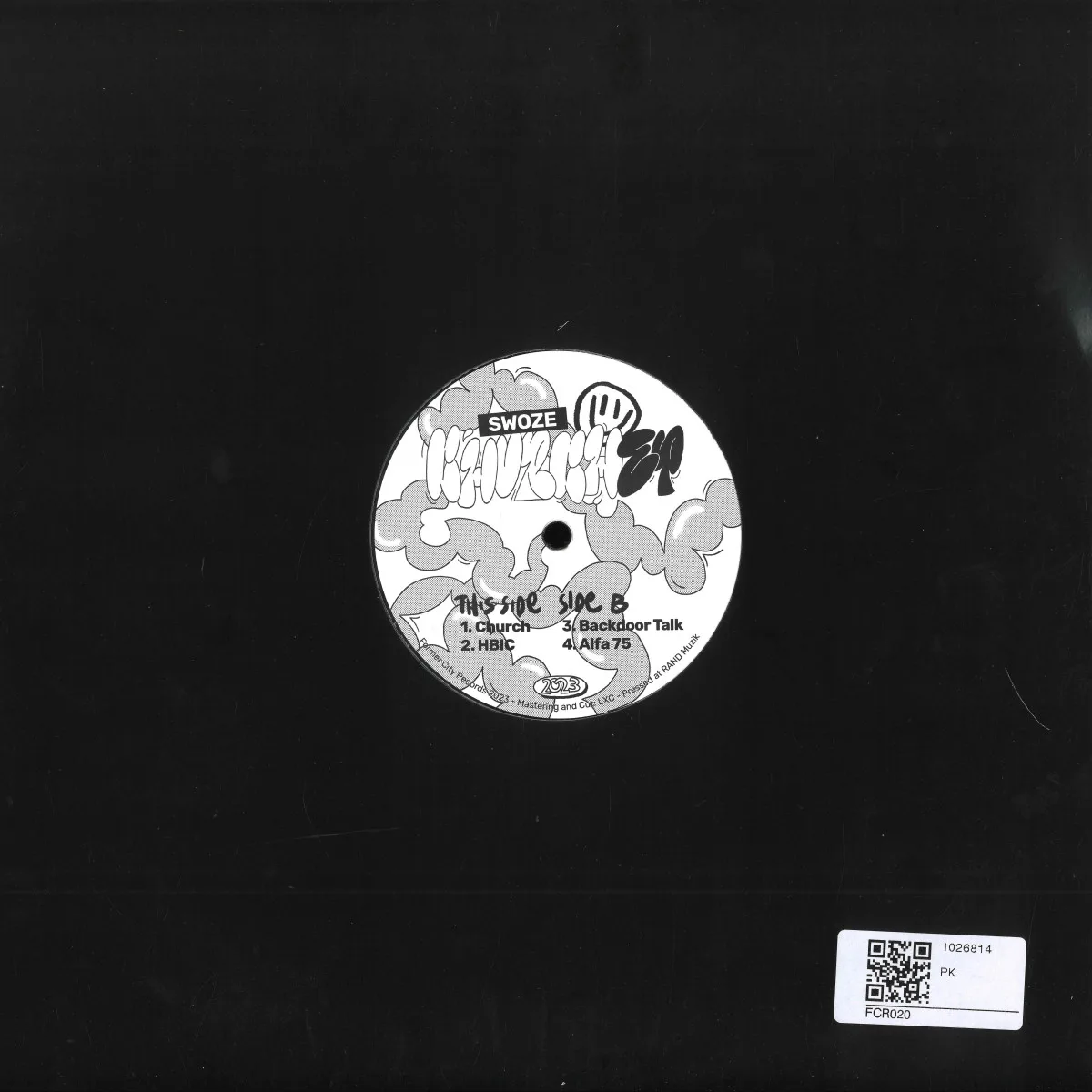 Back cover — Swoze — Church EP