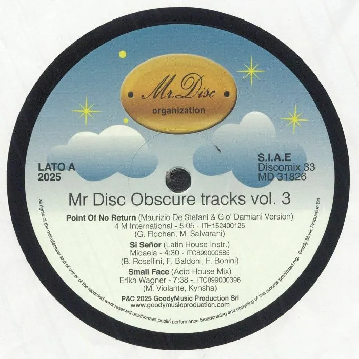 Лицевая сторона обложки — 4 M INTERNATIONAL / MICAELA / ERIKA WAGNER / OLTEAN / KATE FARROW / EVELYN BARRY — Mr Disc Obscure Tracks Vol 3