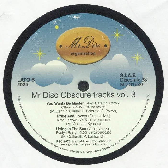 Обратная сторона обложки — 4 M INTERNATIONAL / MICAELA / ERIKA WAGNER / OLTEAN / KATE FARROW / EVELYN BARRY — Mr Disc Obscure Tracks Vol 3