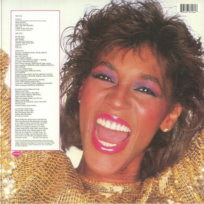Обратная сторона обложки — Gwen McCRAE — On My Way (reissue)