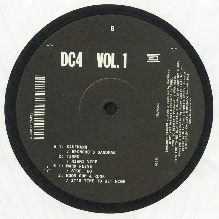 Обратная сторона обложки — KAUFMANN / TIMMO / MARK REEVE / GOOM GUM / RDNK — DC4 Vol 1