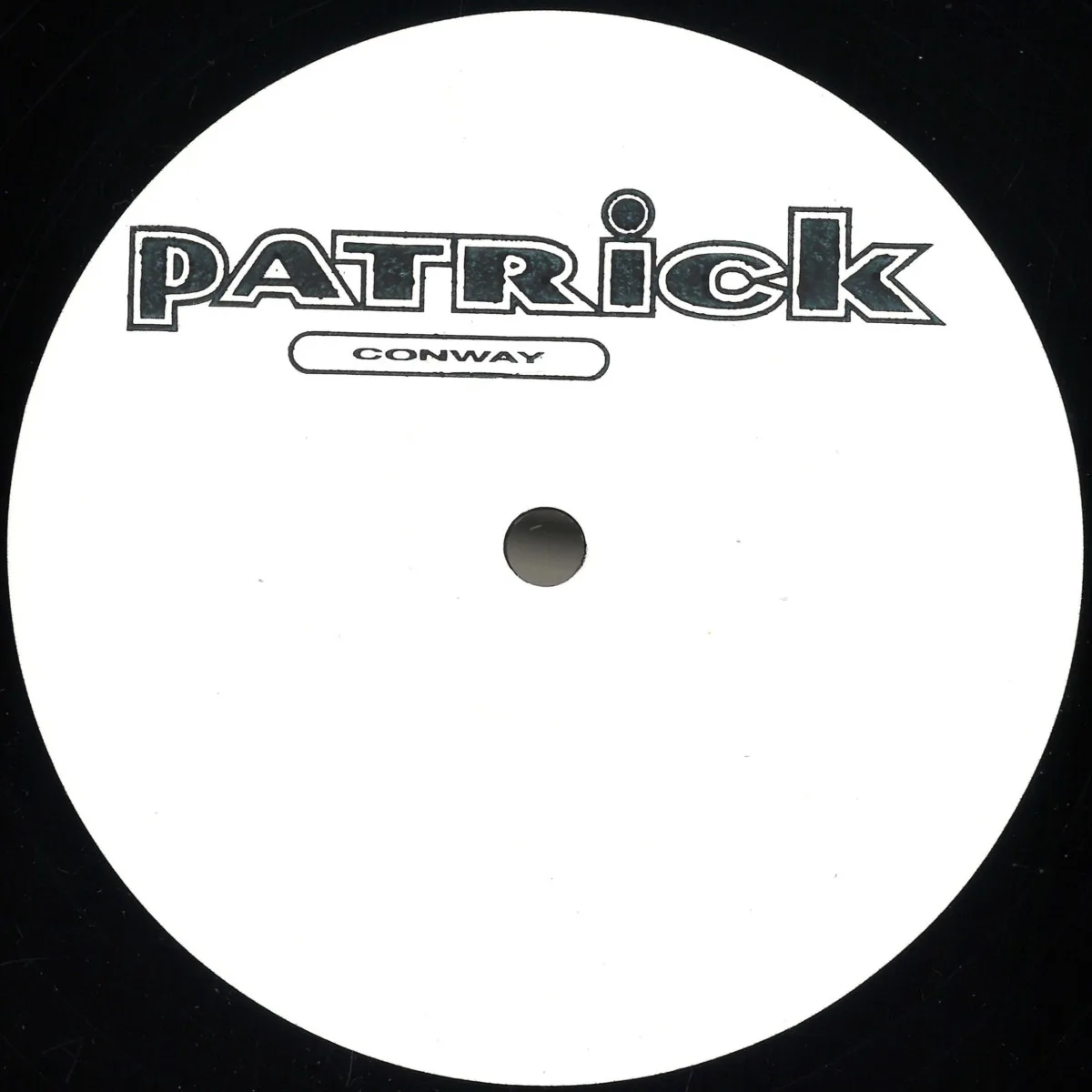 Front cover — Patrick Conway — PADDY001