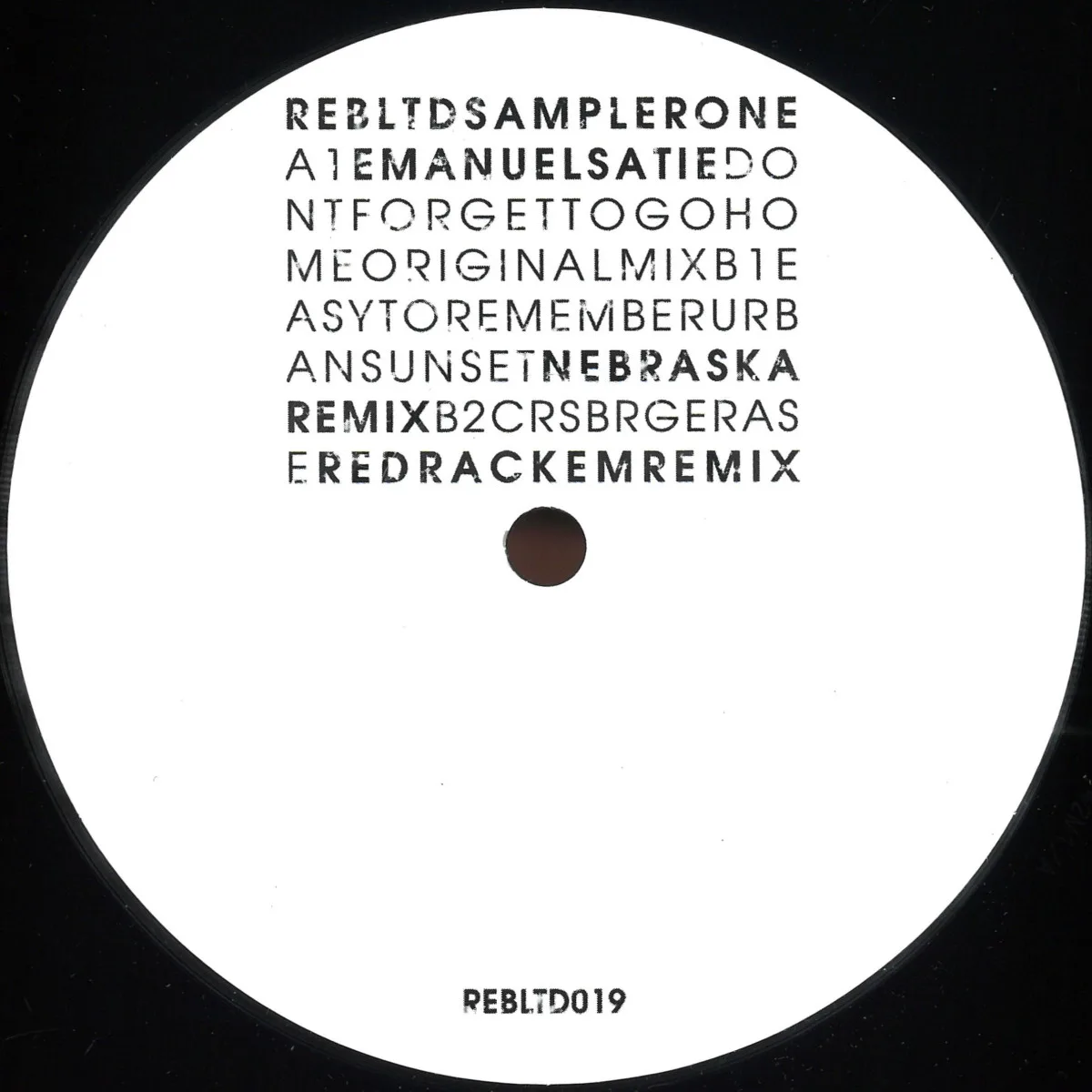 Front cover — Various — Reb Ltd Sampler One