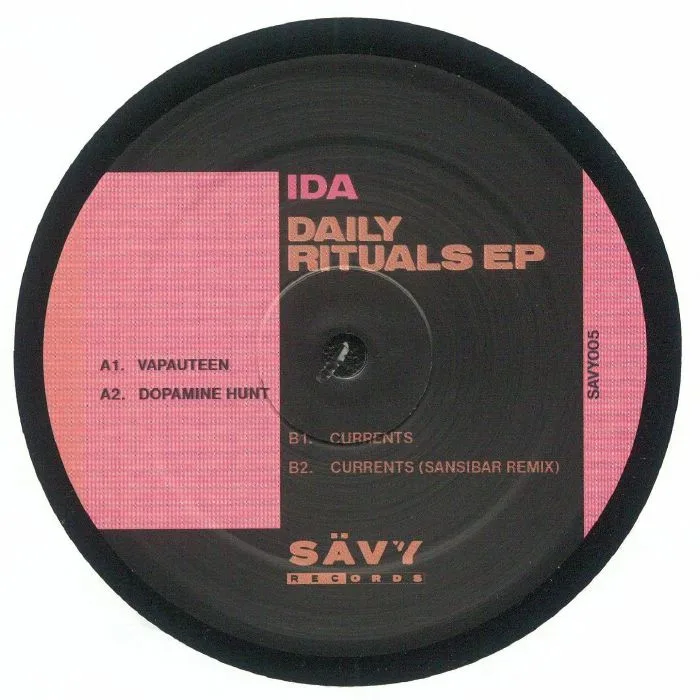 Лицевая сторона обложки — IDA — Daily Rituals EP