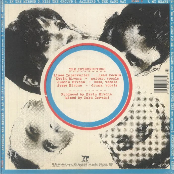 Back cover — The INTERRUPTERS — In The Wild