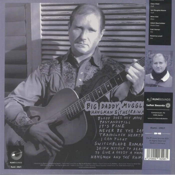 Back cover — BIG DADDY MUGGLESTONE — Hangman & The Rainmaker