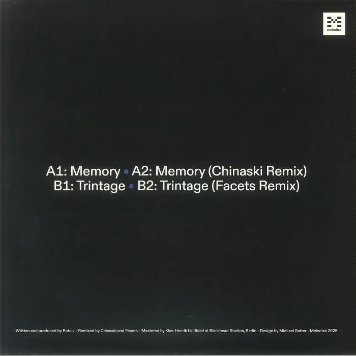 Back cover — ROTCIV — Memory EP