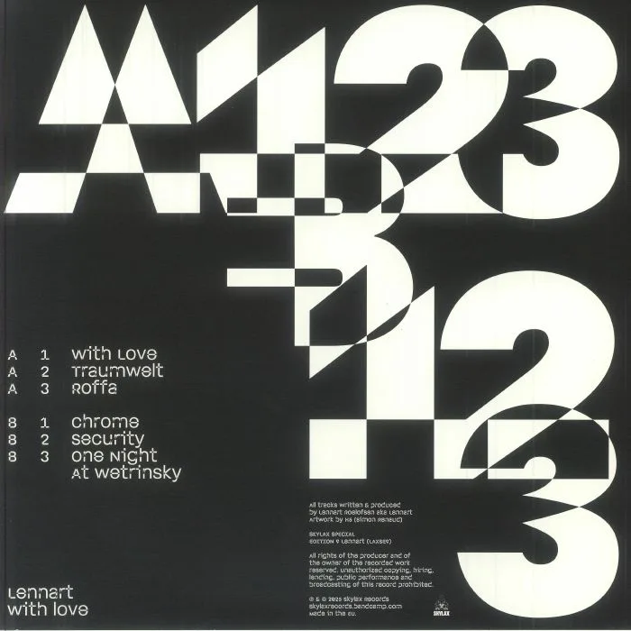 Back cover — LENNART — With Love