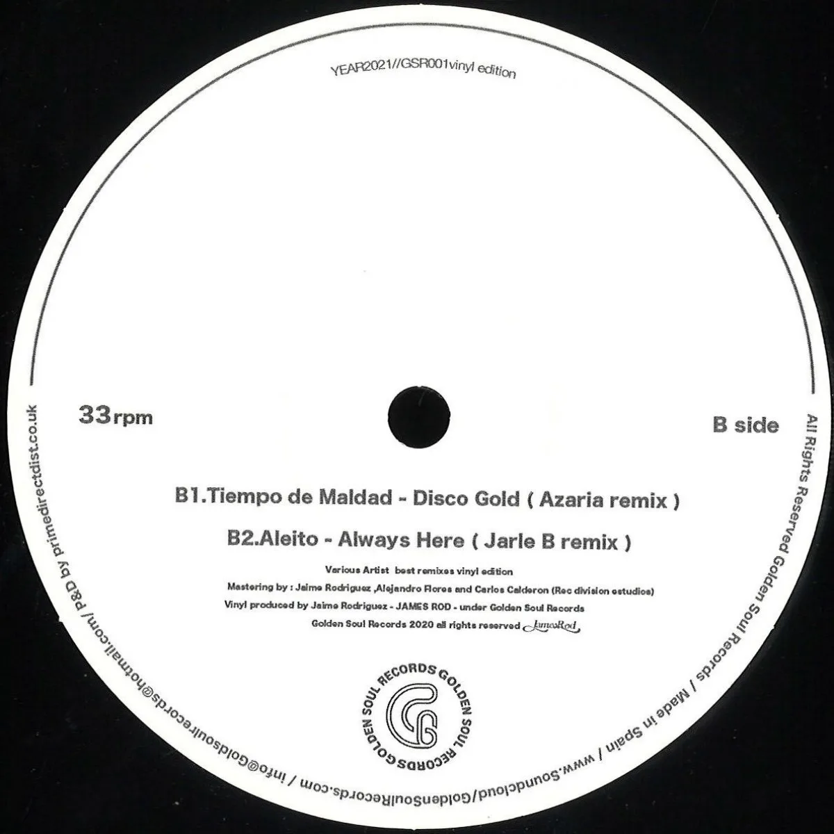 Various — The Best Remixes of Golden Soul