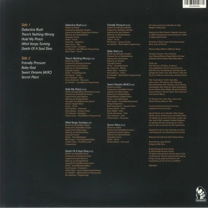 Back cover — JHELISA — Galactic Rush (30th Anniversary Edition) (half speed remastered)