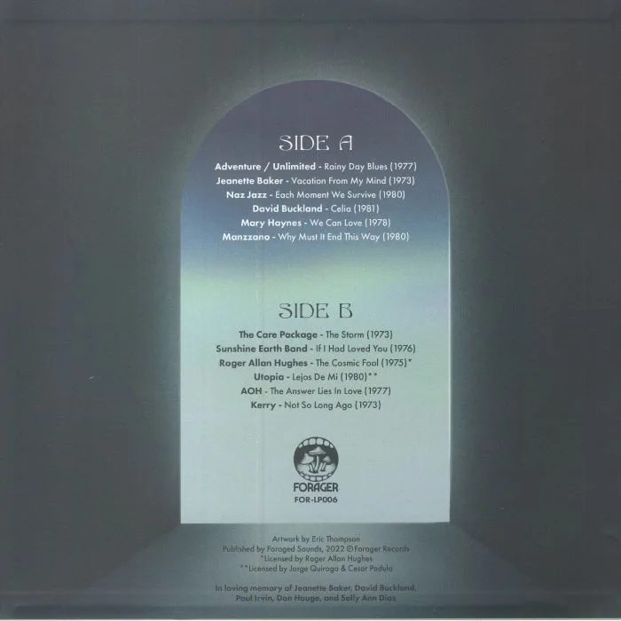 Back cover — VARIOUS — Vacation From My Mind