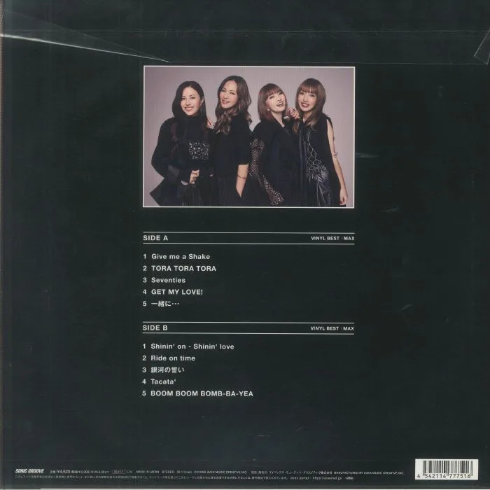 Back cover — MAX — Vinyl Best