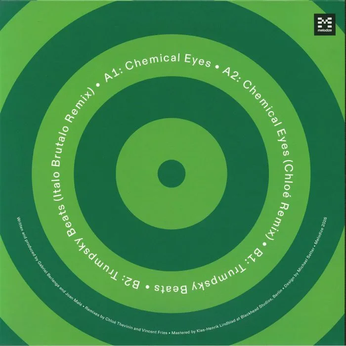 Обратная сторона обложки — UNDO / CASIOWAVES — Chemical Eyes EP