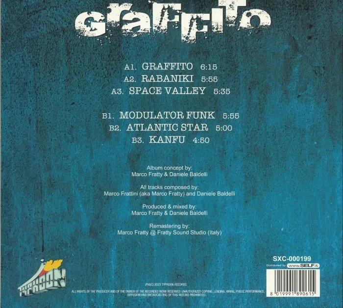 Обратная сторона обложки — Marco FRATTY / DANIELE BALDELLI — Graffito