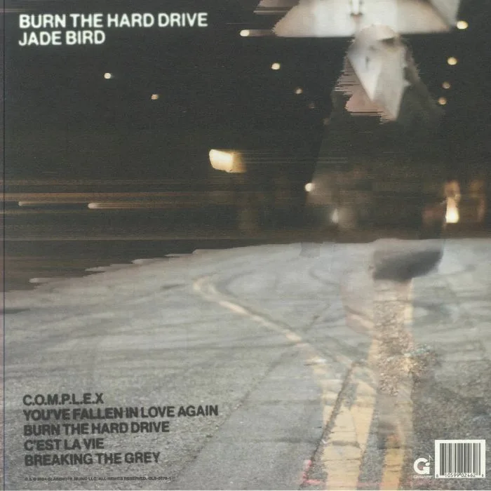 Back cover — Jade BIRD — Burn The Hard Drive