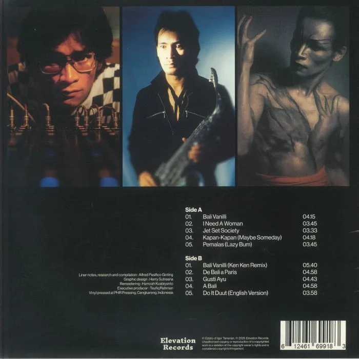 Back cover — Igor TAMERLAN — Bali Vanilli: Experimental Pop From Paradise Island 1987-1991