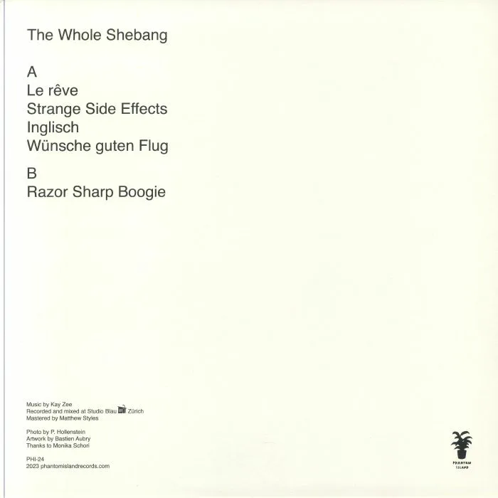 Обратная сторона обложки — KAY ZEE — The Whole Shebang