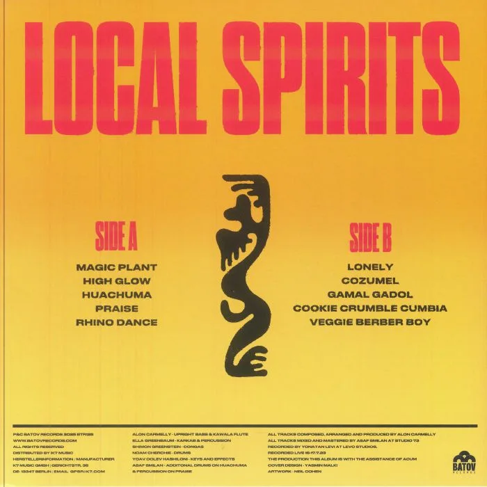 Обратная сторона обложки — LA CHOOMA — Local Spirits