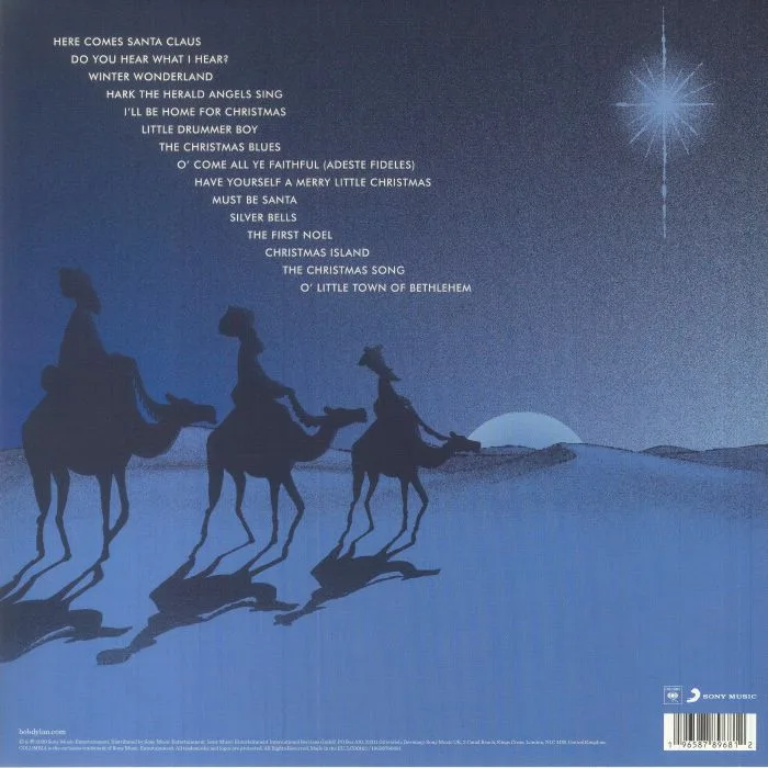 Обратная сторона обложки — Bob DYLAN — Christmas In The Heart (reissue)