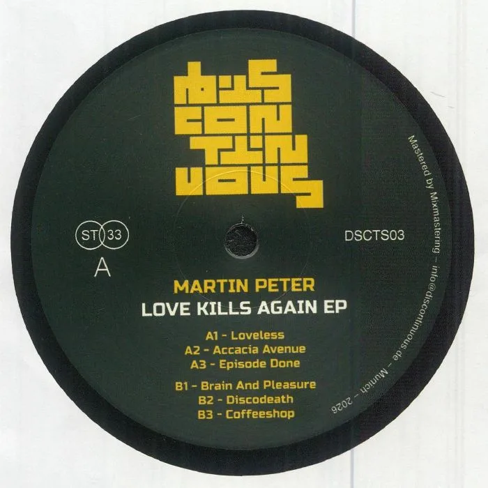 Martin PETER — Love Kills Again EP