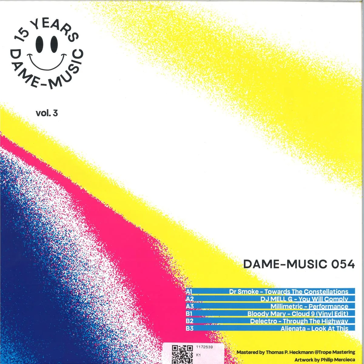 Обратная сторона обложки — Various — 15 Years Of Dame-Music Vol. 3