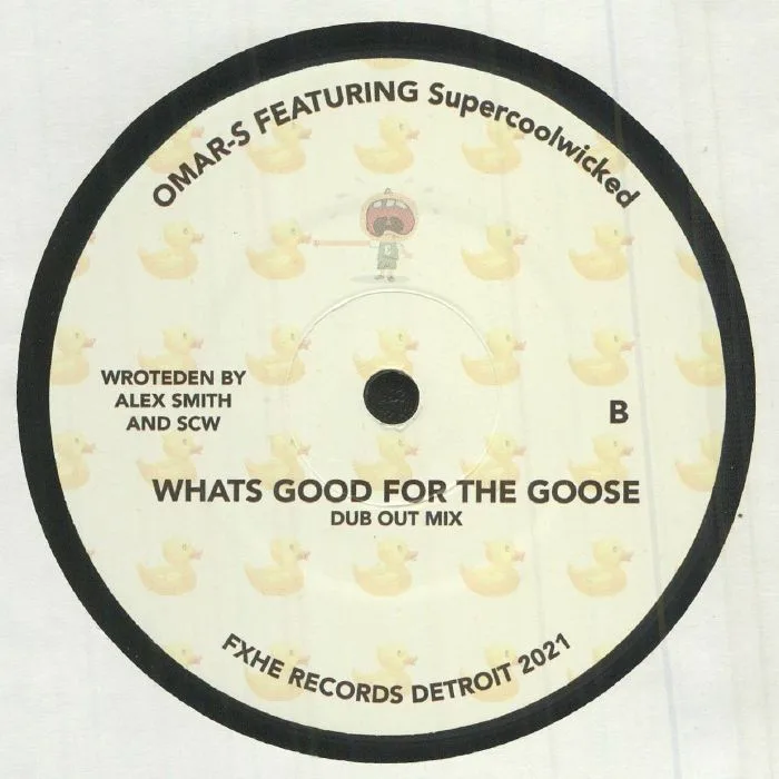 Обратная сторона обложки — OMAR S feat SUPERCOOLWICKED — Whats Good For The Goose