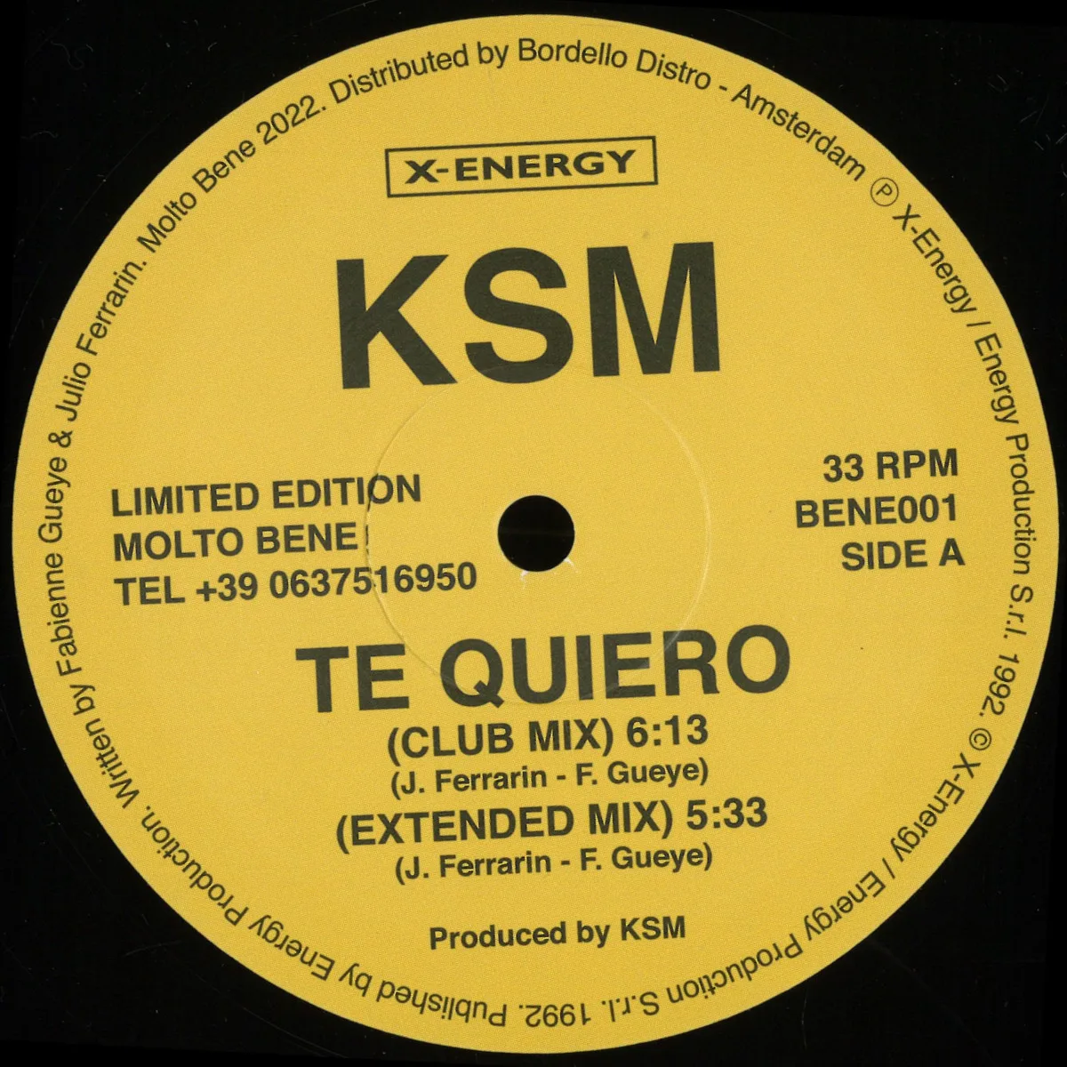 Front cover — Ksm — TE QUIERO / I LOVE YOU