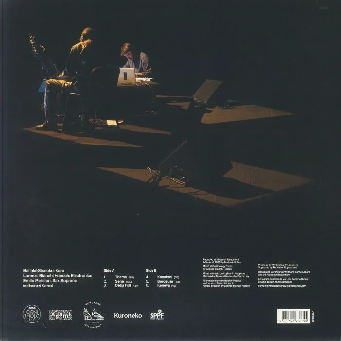 Back cover — Ballake SISSOKO / LORENZO BIANCHI HOESCH — Radicants