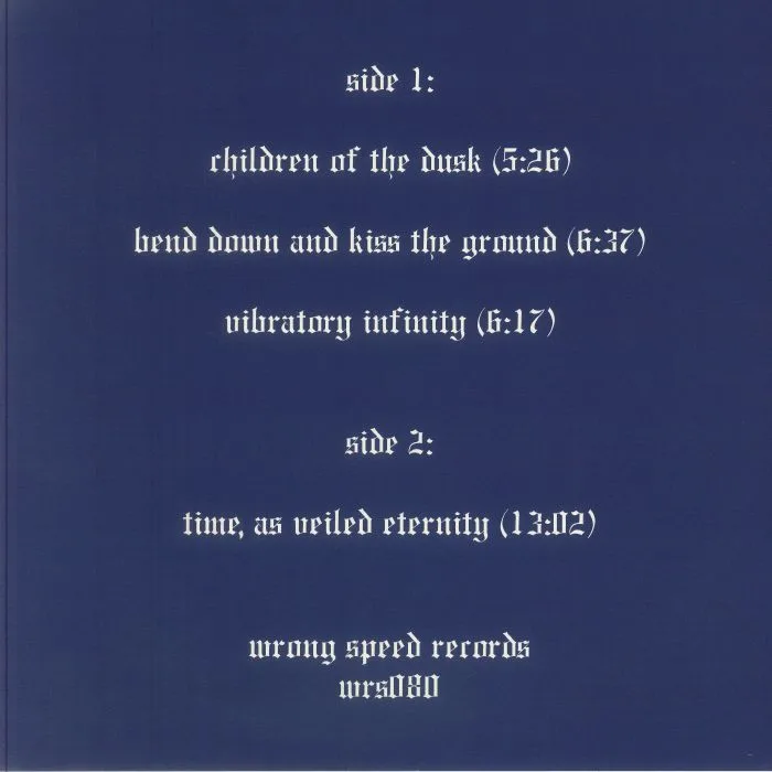 Back cover — BLOODY HEAD — Bend Down & Kiss The Ground
